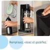 BRITA SodaTRIO stainless steel thermos flask/bottle black large 0.9-1L