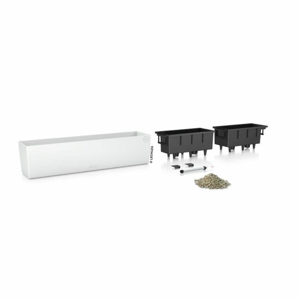 LECHUZA BALCONERA Color 80 balkonbak wit 79 cm