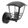 Philips myGarden Creek Outdoor Wall Light Black E27