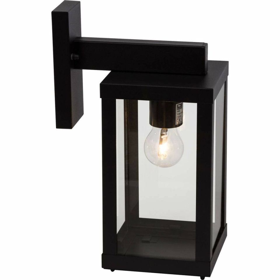 Brilliant Gaia 44482/06 buitenwandlamp zwart IP44 E27 35,5 cm