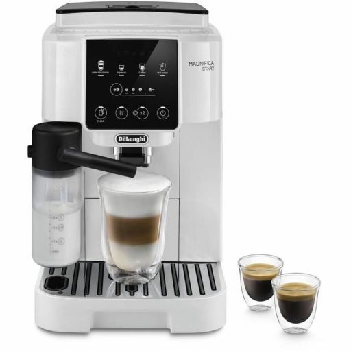 De'Longhi Magnifica Start ECAM220.61.W fully automatic machine white with LatteCrema DeLonghi Magnifica Start ECAM220.61.W white 1.8L