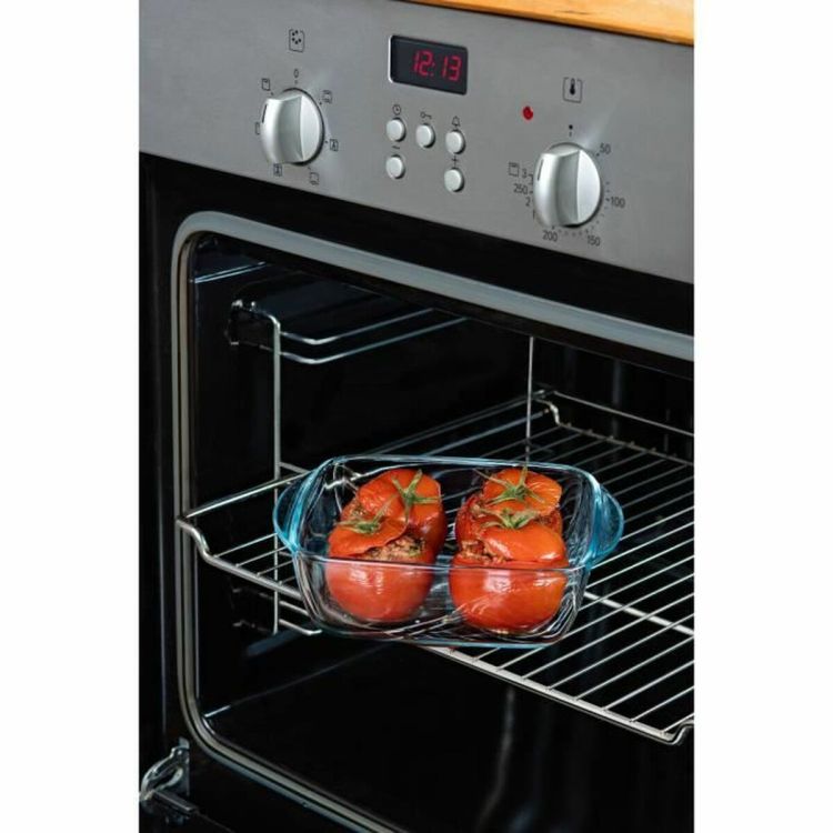 Pyrex Cook & Heat 3x1L vierkante glazen bewaarbakken