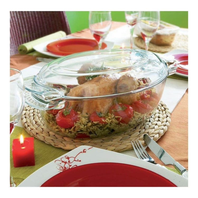 Ovenschaal Pyrex 1040712 Wit Transparant Gehard glas 6 L 4,5 g 4,5 L