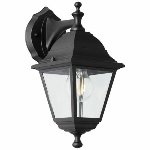 Brilliant Nissie 90992A06 buitenwandlamp zwart IP44 E27 31 cm Brilliant Nissie buiten wandlamp zwart