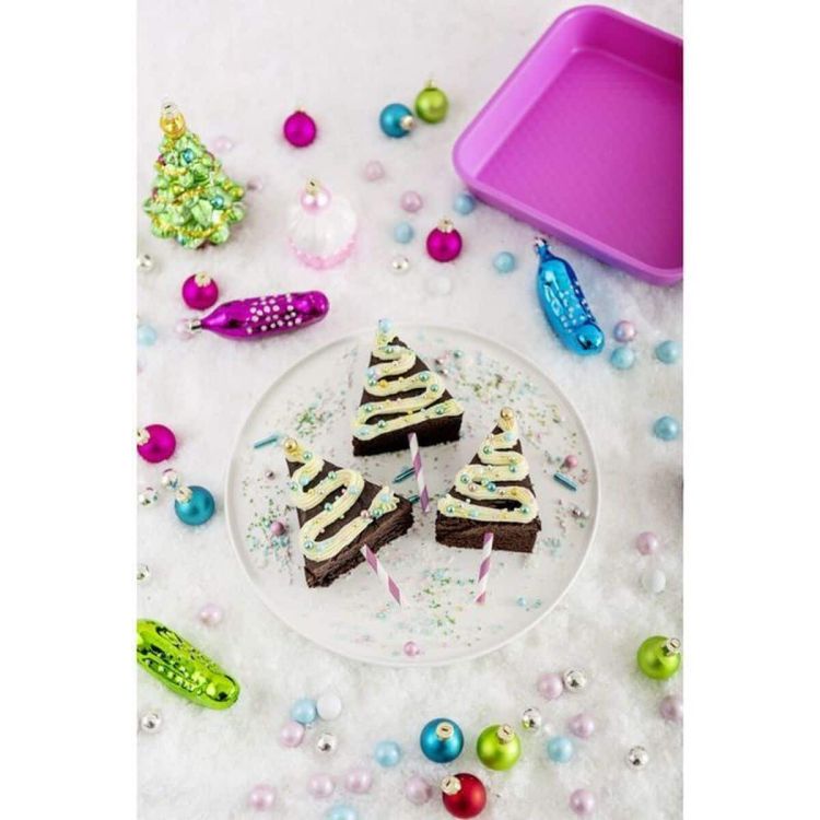 Fackelmann Tasty Pâtisserie bakvormenset fuchsia 4-delig