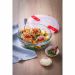 Pyrex Cook & Heat set bewaarschalen 1L Ø18 met deksel (3-delig)