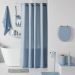 Bath Set TODAY HOY Blue Plastic Modern (5 Pieces)