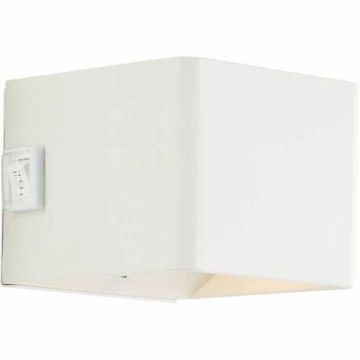 Brilliant Iseo G80126/05 rechargeable wall light white IP44 300 lm SV 3000 3000 W Black | Huisbest.nl