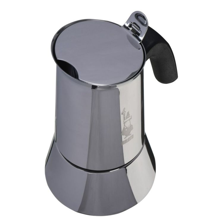 Bialetti New Venus 6-cup moka pot stainless steel silver/black