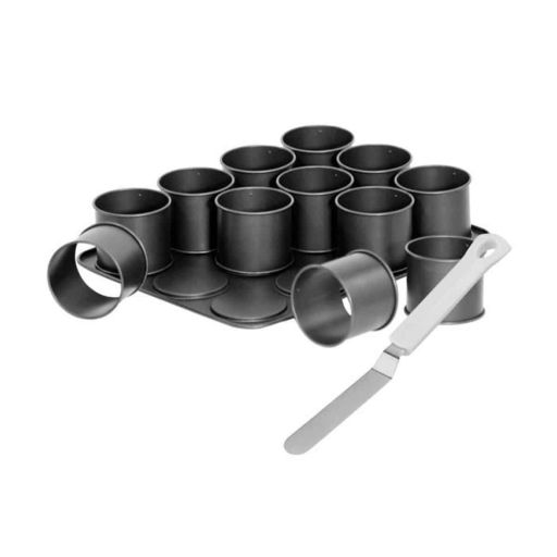 Zenker bakplaat 12 mini cakejes + glazuurspatel 38×30 cm Zenker bakplaat 12 mini cakejes + glazuurspatel 38×30 cm