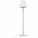 Lumisky Standy Wood Solar vloerlamp wit 150 cm