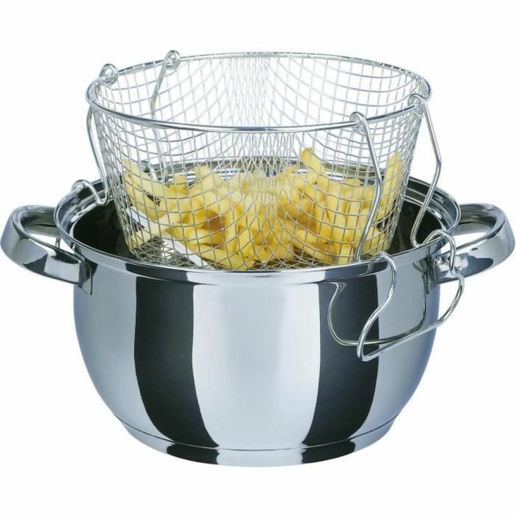 GSW 488204 frituurpan met inzetstuk en glazen deksel 22 cm