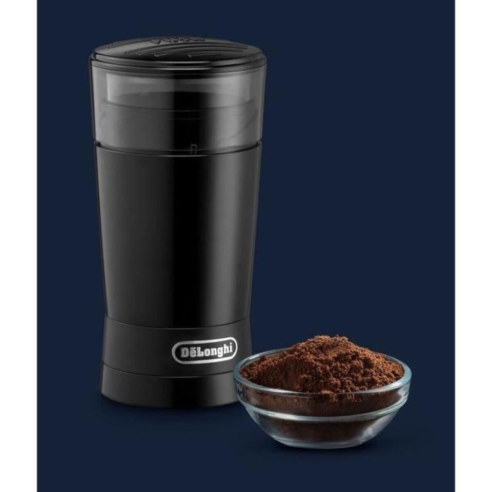 De’Longhi KG200 elektrische koffiemolen zwart 90g 170W