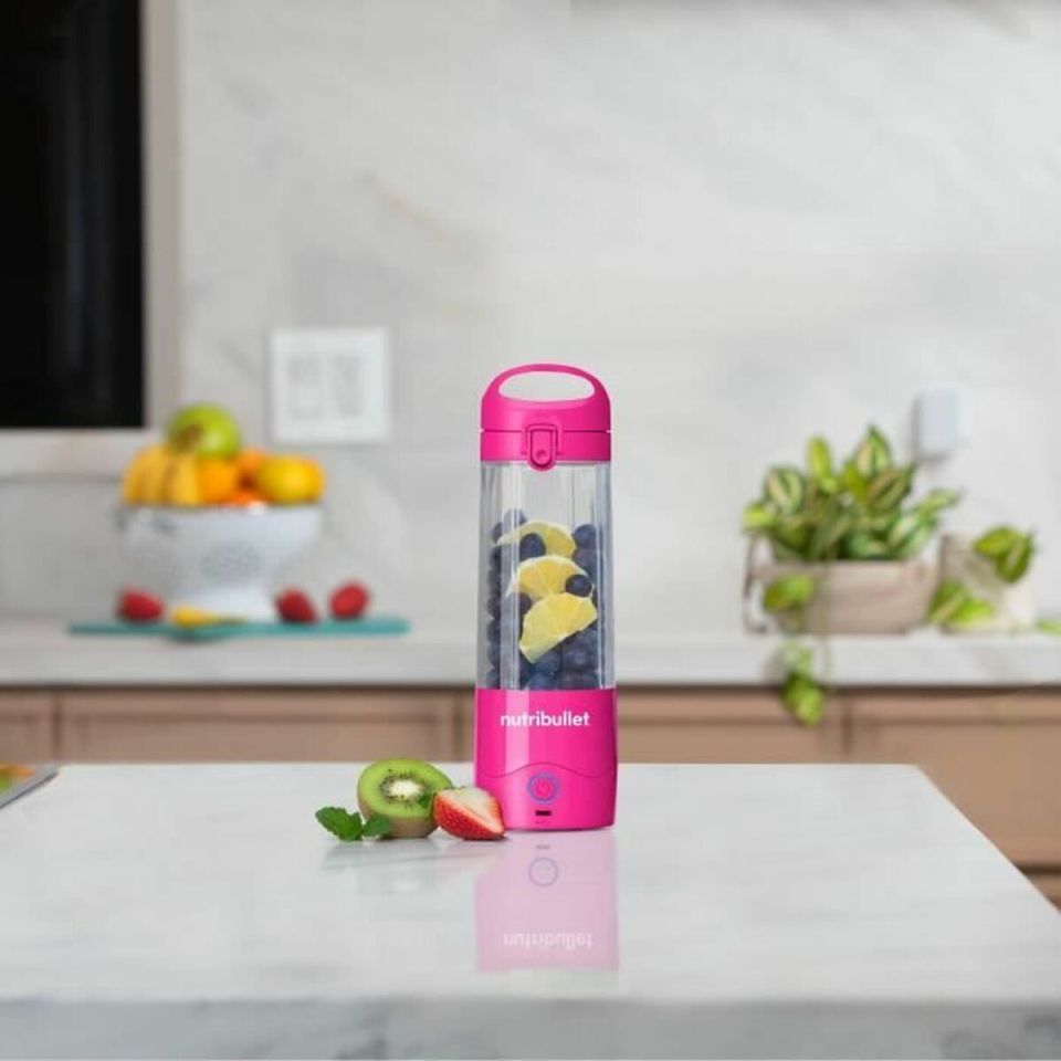 Nutribullet Portable pink blender 475 ml on battery