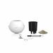 LECHUZA BOLA Color 32 hanging pot white self-watering