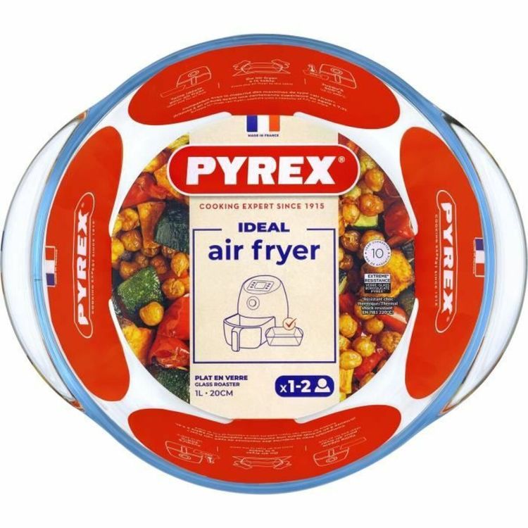 Pyrex Air Fryer bowl round Ø20 cm 1L borosilicate glass