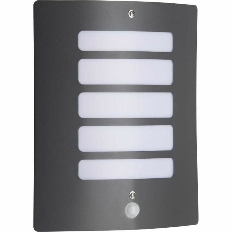 Wandlamp Brilliant Todd Buitenkant Bewegingsdetector Antraciet Metaal 60 W E27 | Huisbest.nl