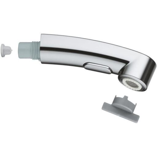 GROHE uittrekbare keukenhanddouche chroom SV 3000 3000 W Zwart | Huisbest.nl