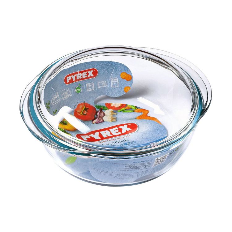 Pan met Deksel Pyrex Essentials 23 x 11 x 27 cm Transparant Glas 32 L