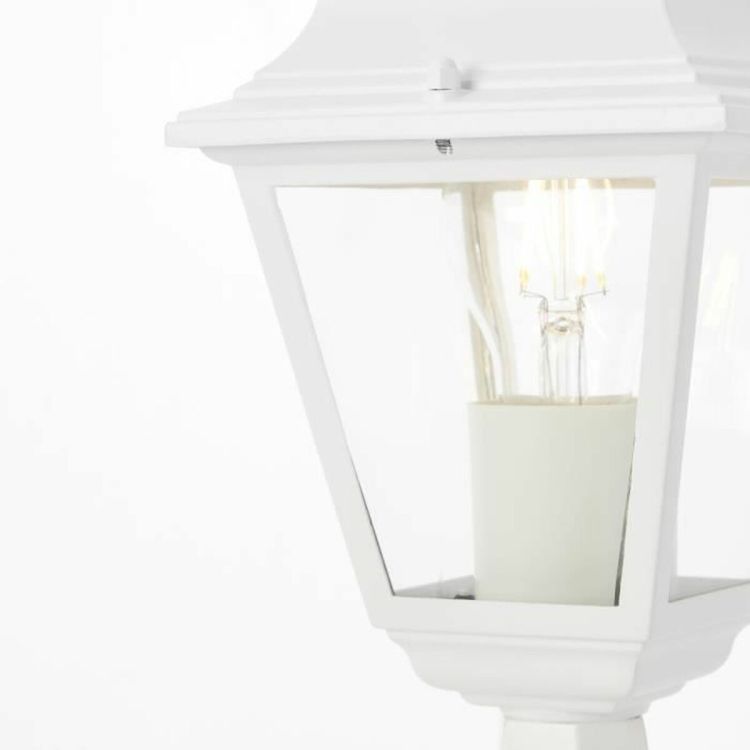 Brilliant Nissie 90993A05 pedestal lamp white IP44 E27 37 cm