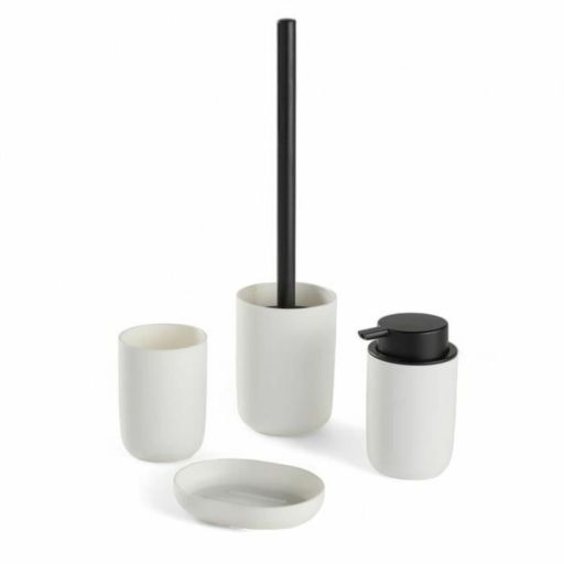 Badset TODAY HOY Wit Plastic Modern 4 Onderdelen (4 Stuks) SV 3000 3000 W Zwart | Huisbest.nl