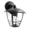 Philips Buitenlamp Zwart E27 IP44 Verstelbaar