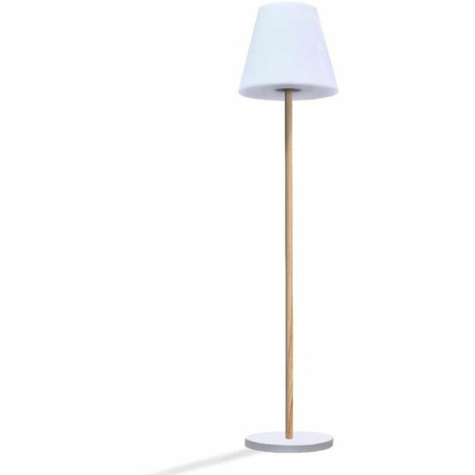 Lumisky Standy Wood Solar vloerlamp wit 150 cm