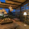 Lumisky Standy Wood Solar vloerlamp wit 150 cm