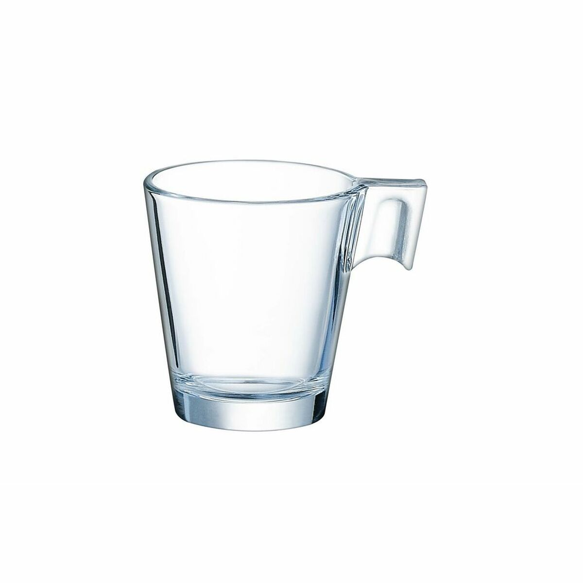 Set van koffiekopjes Arcoroc ARC C1360 Transparant Glas 80 ml (12 Stuks) | Huisbest.nl