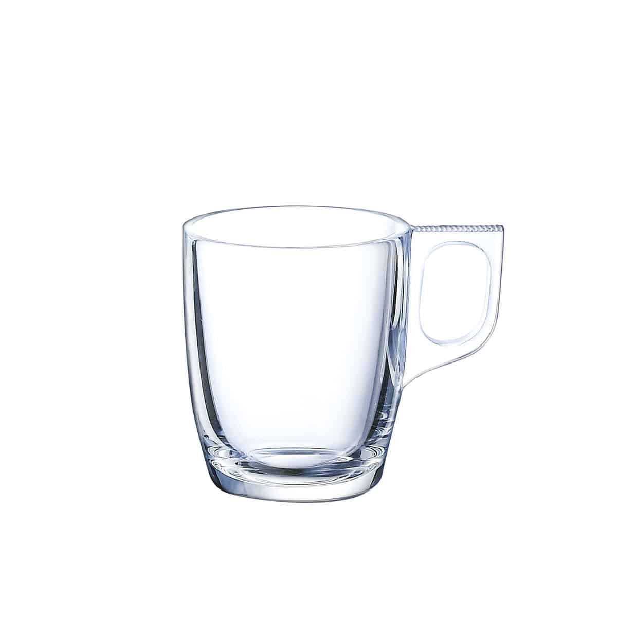 Set van koffiekopjes Arcoroc Voluto Glas 90 ml 6 Onderdelen | Huisbest.nl