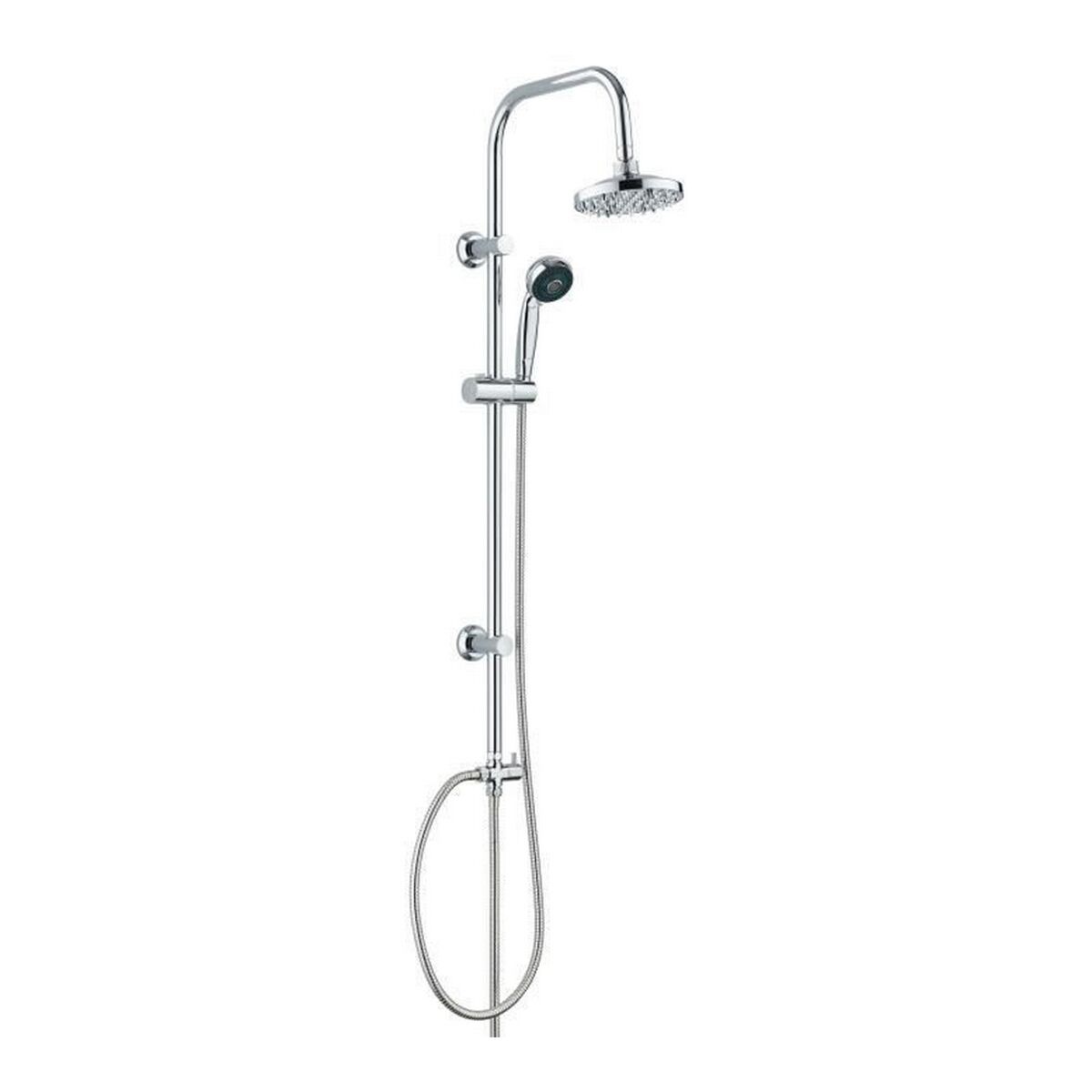 Douchekolom Rousseau Sonora 3 Grijs Roestvrij staal ABS Ø 15 cm | Huisbest.nl