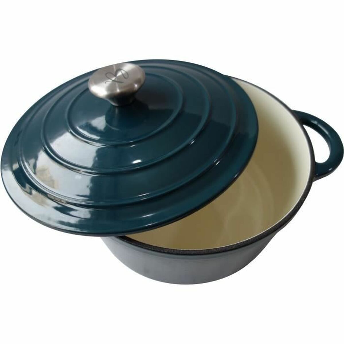 Kookpot met Deksel Baumalu Blauw Ø 24 cm | Huisbest.nl