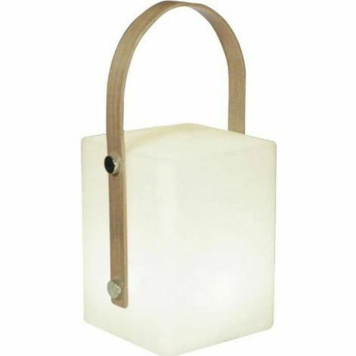 Bureaulamp Lumisky Tiky 10 x 10 x 25 cm Wit Bruin Bamboe Plastic | Huisbest.nl