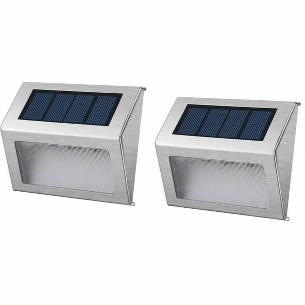 Lamp Lumisky 2X Wally W8 Wit Staal 1 W (2 Stuks) | Huisbest.nl
