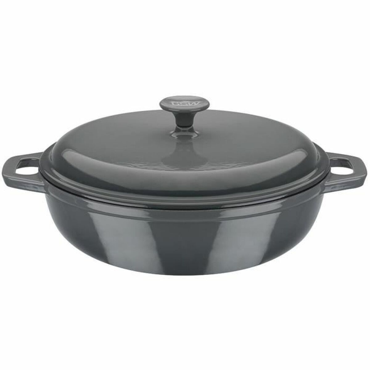 Kookpot met Deksel GSW Grijs Crème Roestvrij staal Ø 30 cm | Huisbest.nl
