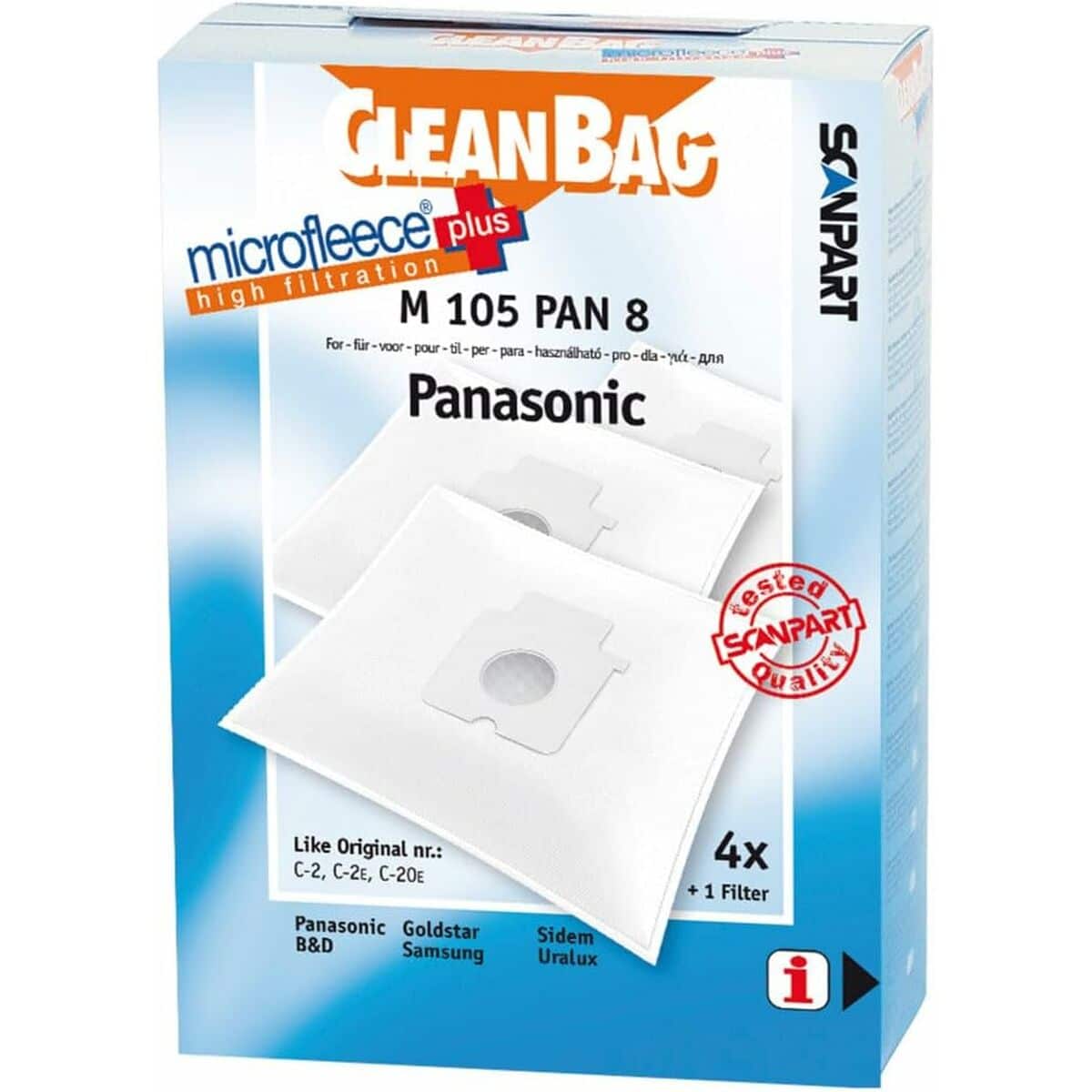 Reservezak voor Stofzuiger Scanpart M 105 PAN 8 | Huisbest.nl