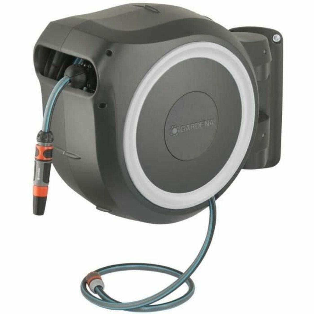 Slanghaspel Gardena RollUp Ø 13 mm Plastic Automatisch Voor aan de muur 35 m | Huisbest.nl