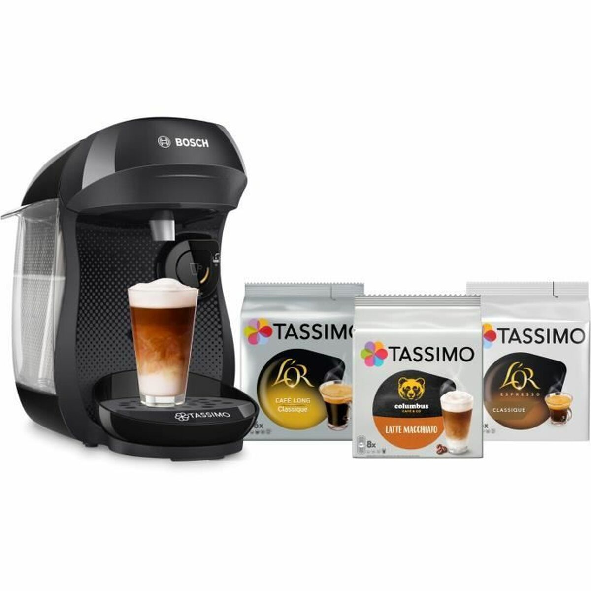 Capsule Koffiemachine BOSCH noir | Huisbest.nl