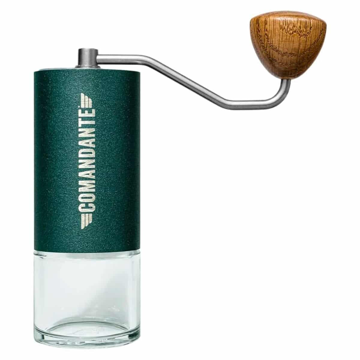 Elektrische Grinder Comandante C40 MK4 Groen | Huisbest.nl