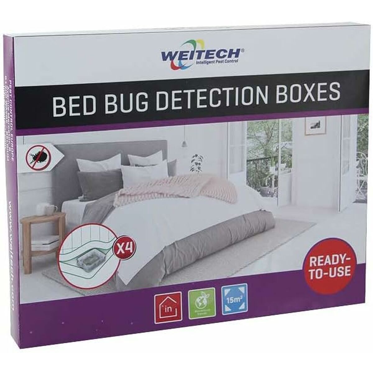 Insectenval Weitech Bedwantsen 4 Stuks | Huisbest.nl