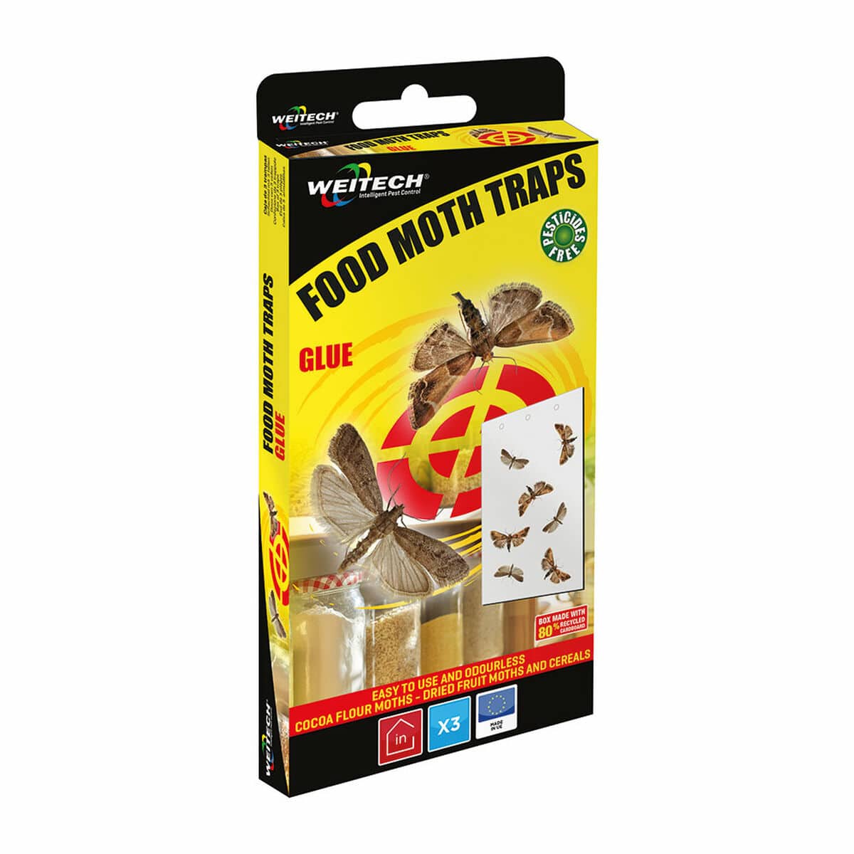 Insectenval Weitech Motten 3 Stuks | Huisbest.nl