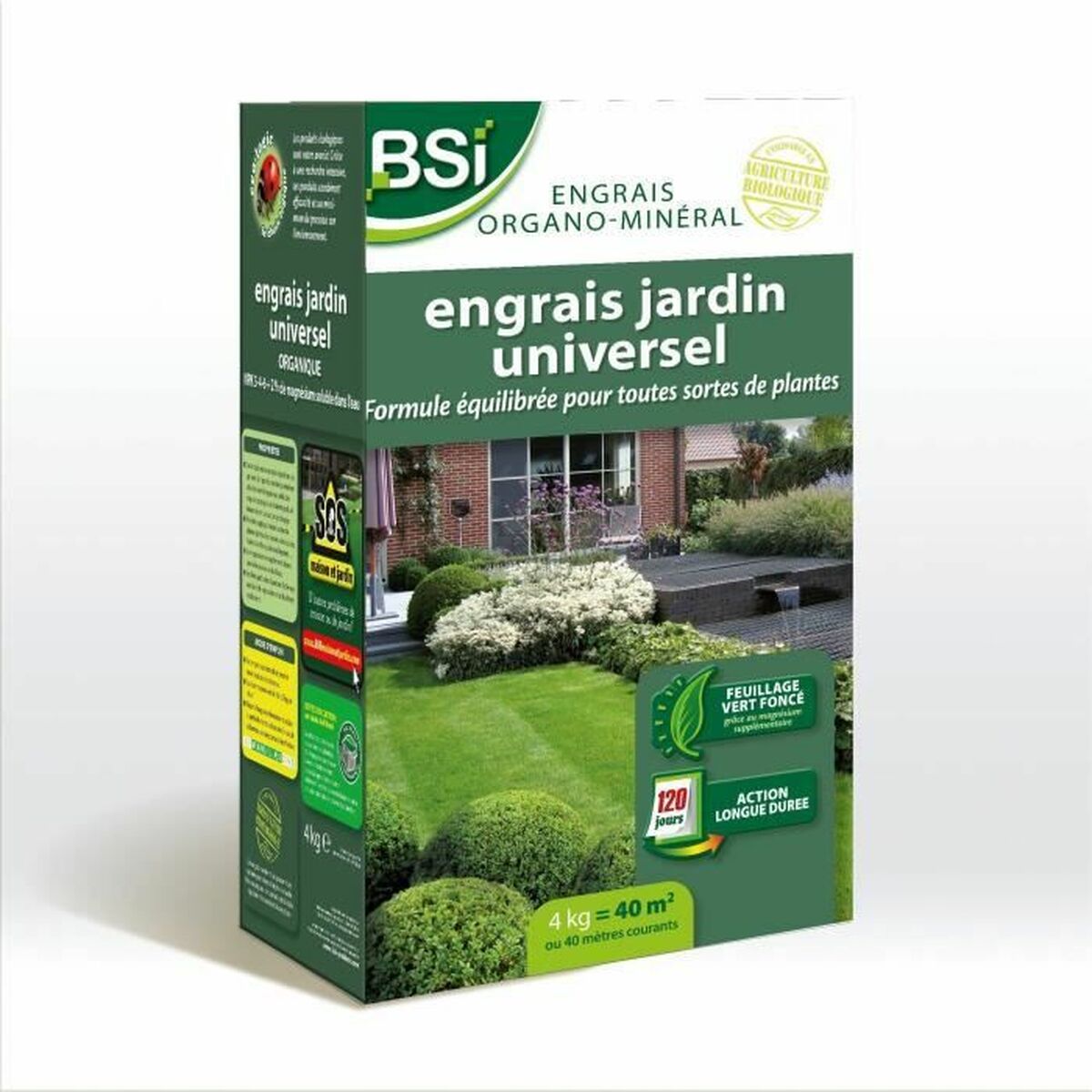 Biologische meststof BSI Long Action Blommor 4 Kg | Huisbest.nl