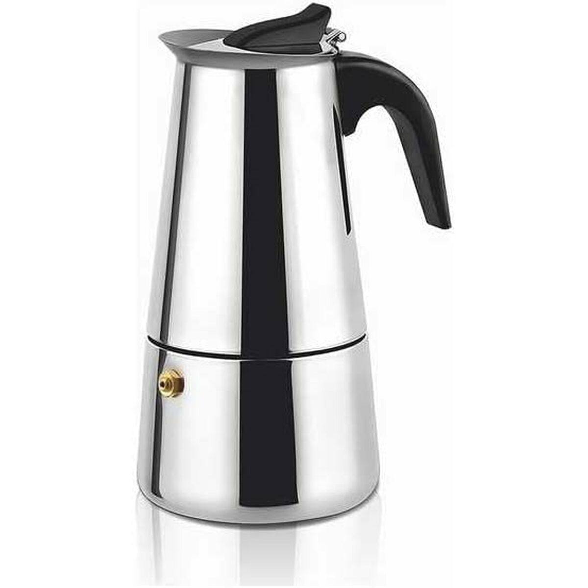 Italiaanse Koffiepot Haeger CP-10S.002A Roestvrij staal 18/10 Zilverkleurig | Huisbest.nl