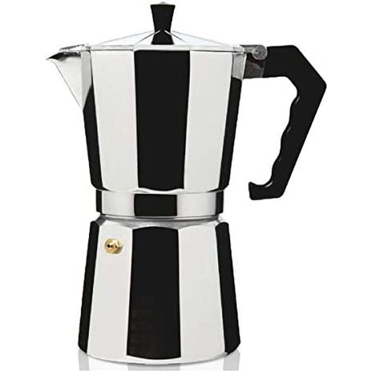 Italiaanse Koffiepot Haeger CP-09A.008A Aluminium | Huisbest.nl