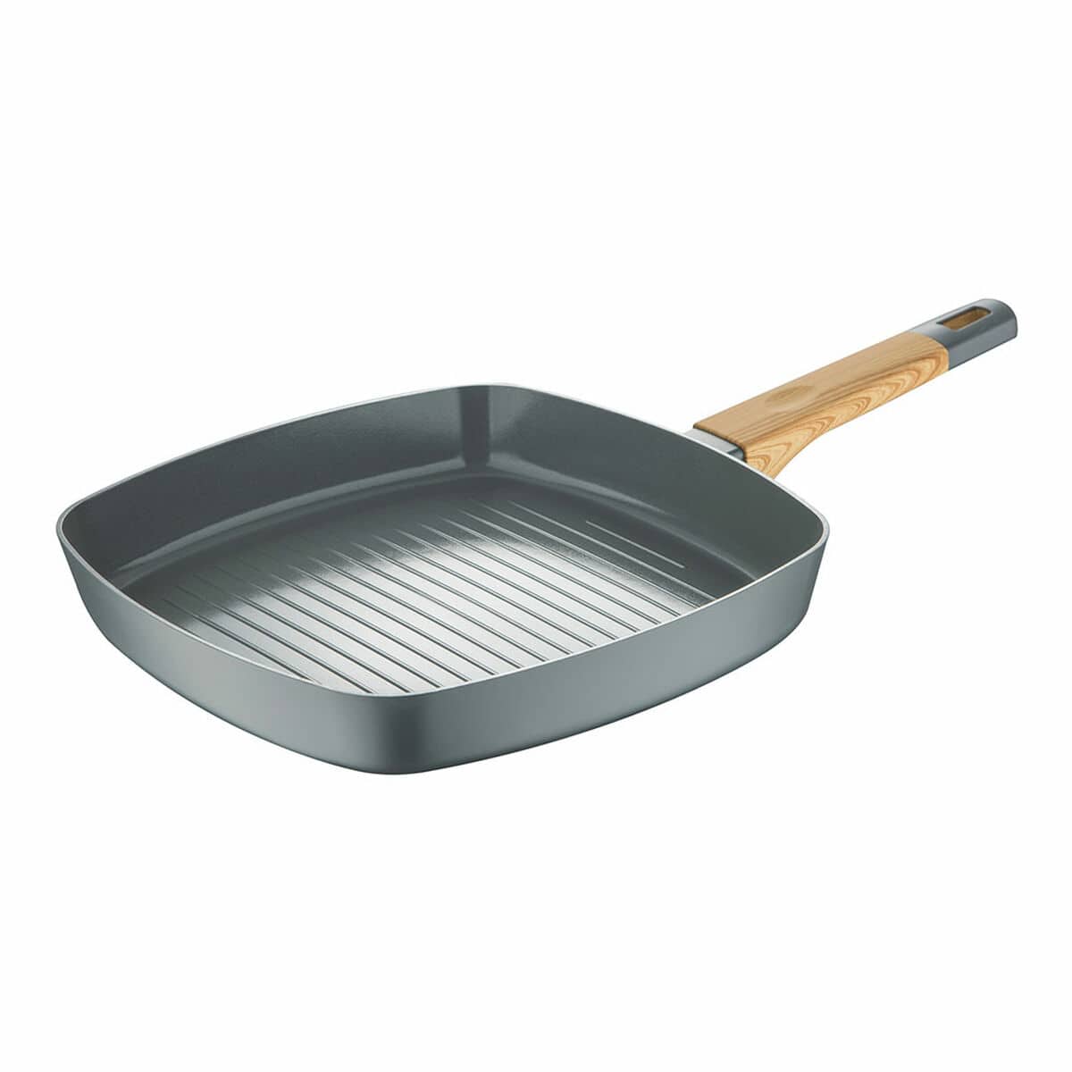 Grillpan San Ignacio Earth Grey SG-6754 Grijs Aluminium 28 x 28 cm | Huisbest.nl