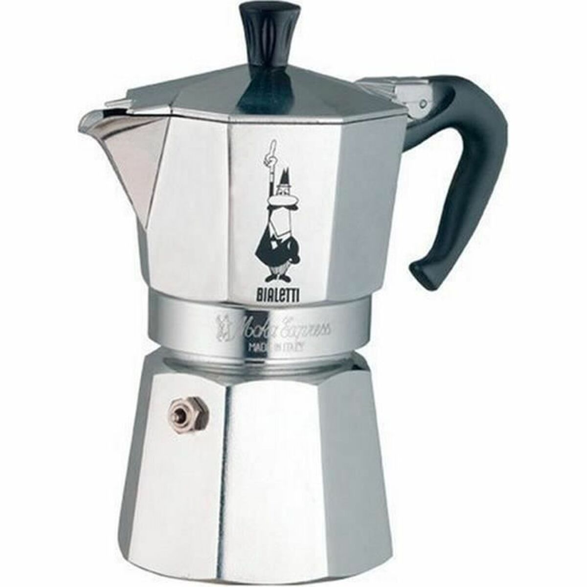 Italiaanse Koffiepot Bialetti Moka Express Aluminium Zilverkleurig | Huisbest.nl