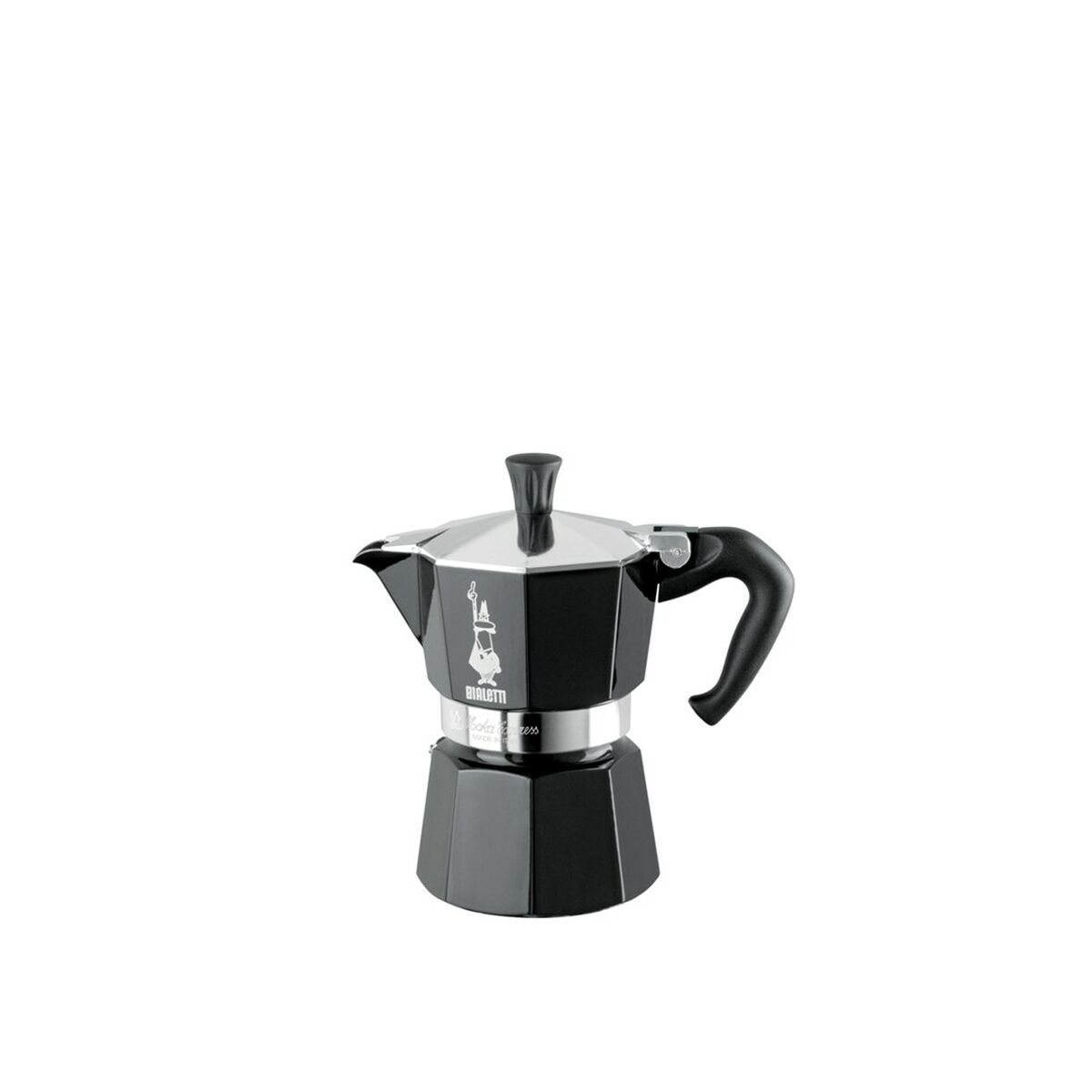 Italiaanse Koffiepot Bialetti Moka Express Zwart Aluminium 6 Kopjes | Huisbest.nl
