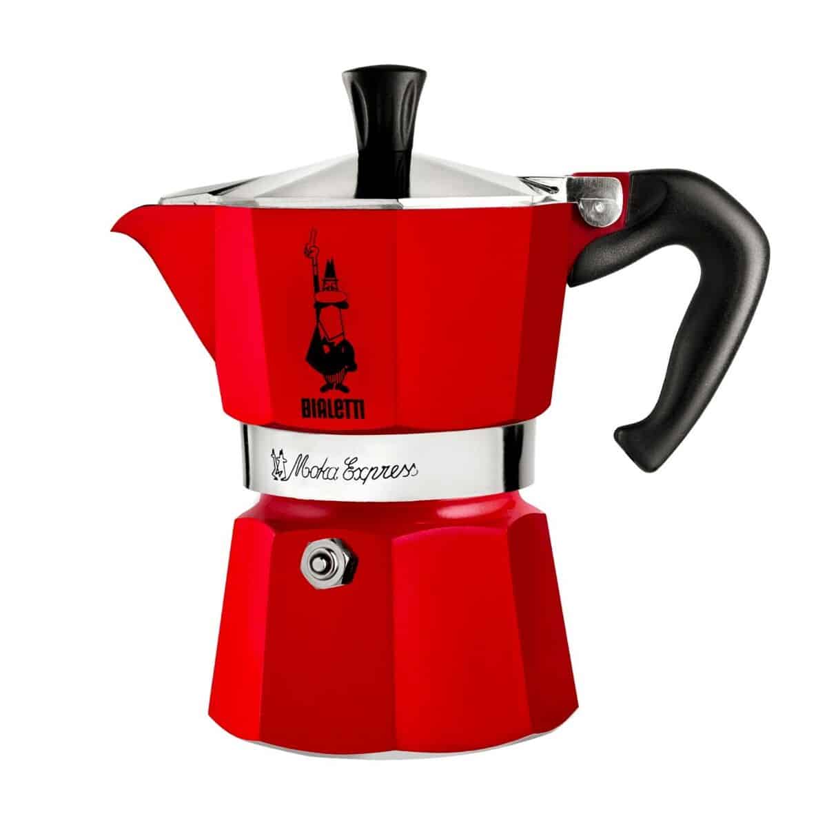 Italiaanse Koffiepot Bialetti Rood Aluminium 50 ml 1 Kop | Huisbest.nl