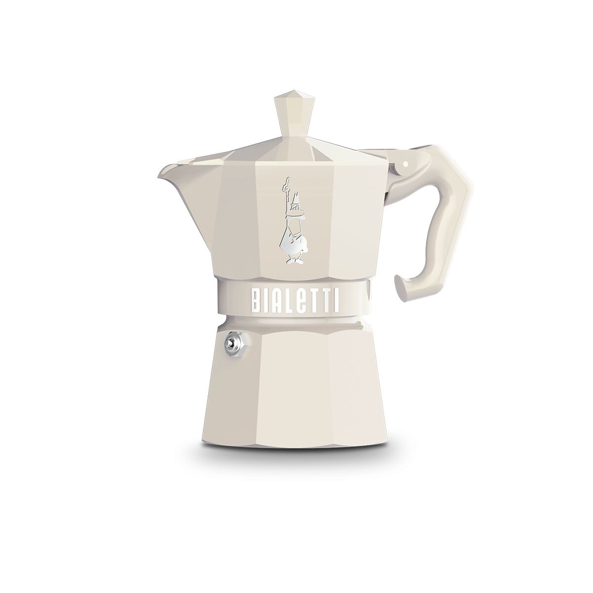 Italiaanse Koffiepot Bialetti MOKA EXCLUSIVE CREAM 3T Crème Aluminium 3 Koppar | Huisbest.nl