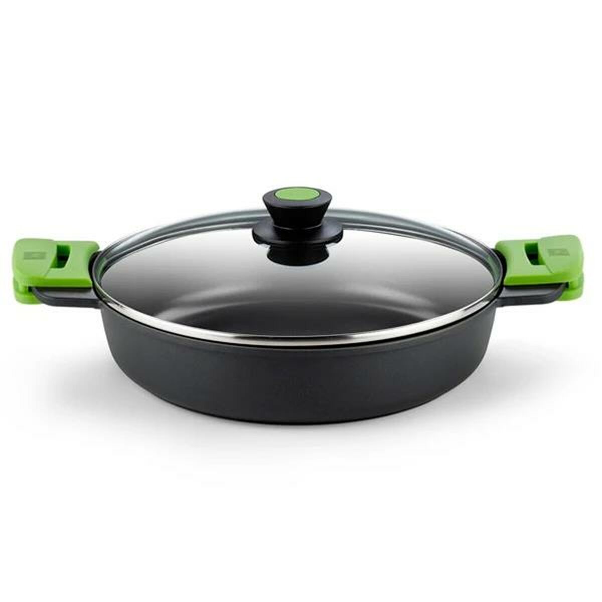 Kookpot met Deksel BRA PRIOR Zwart Aluminium 2